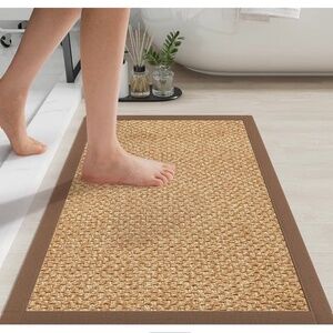 Bath Mat Bathroom Rug Non Slip Washable - 20" x 32"